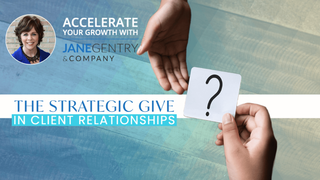 Strategically Give Jane Gentry | Atlanta Business Consulting
