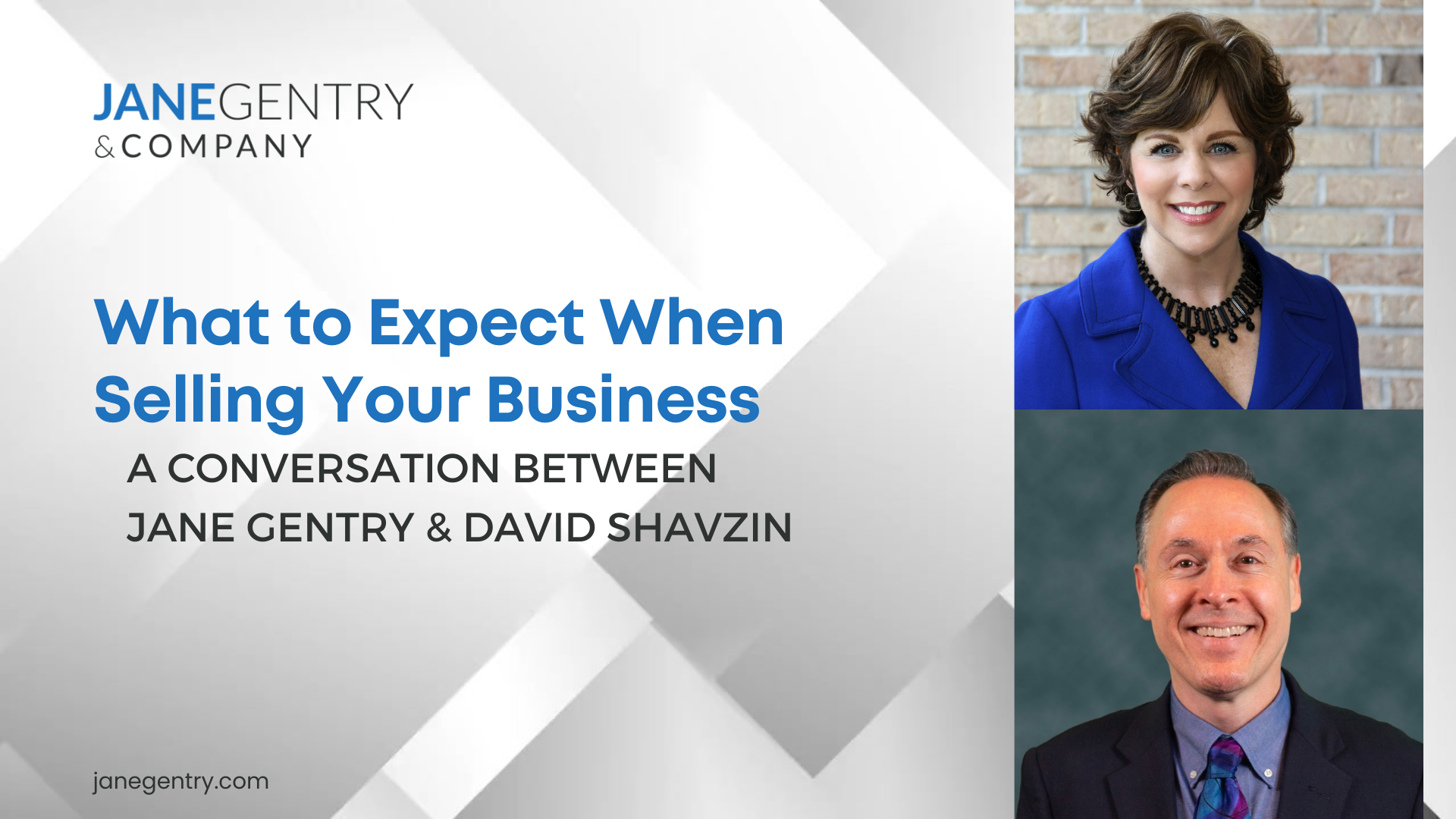 Jane Gentry Interviews David Shavzin | Atlanta Business Consulting