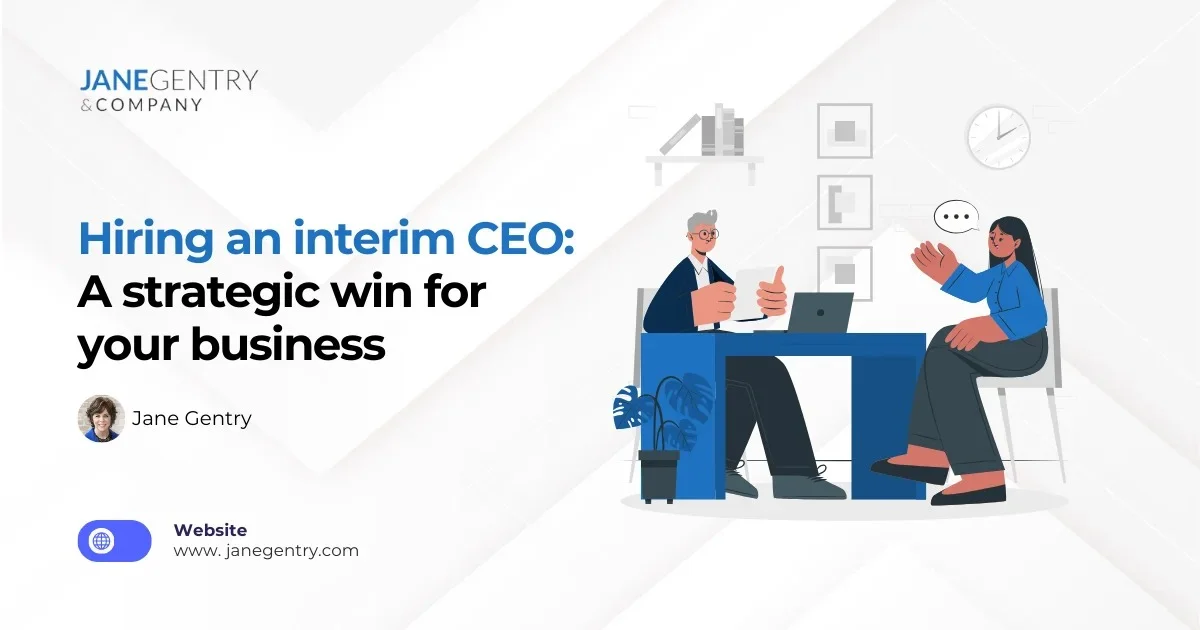 Hire an Interim CEO